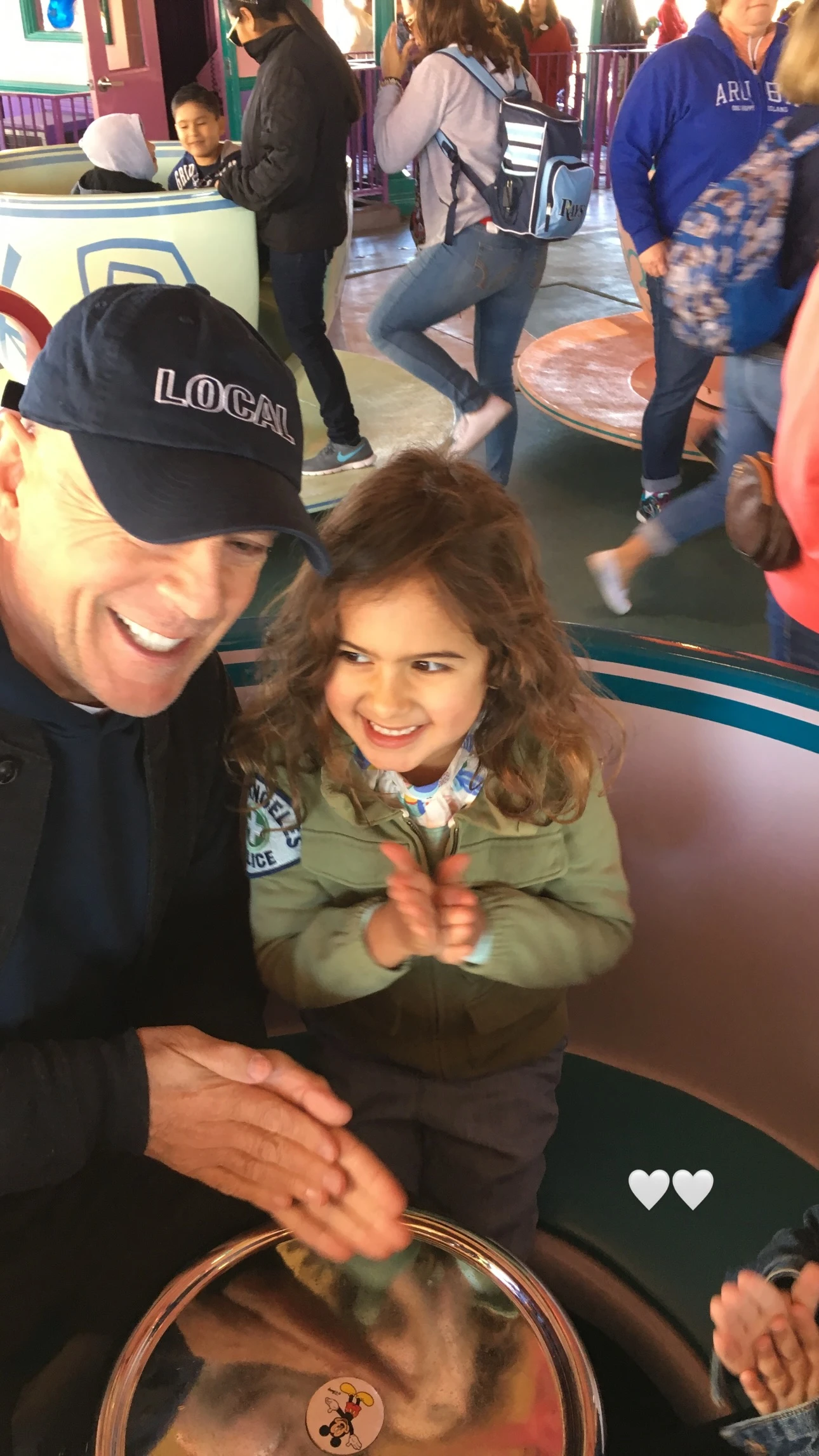 Bruce Willis con su hija