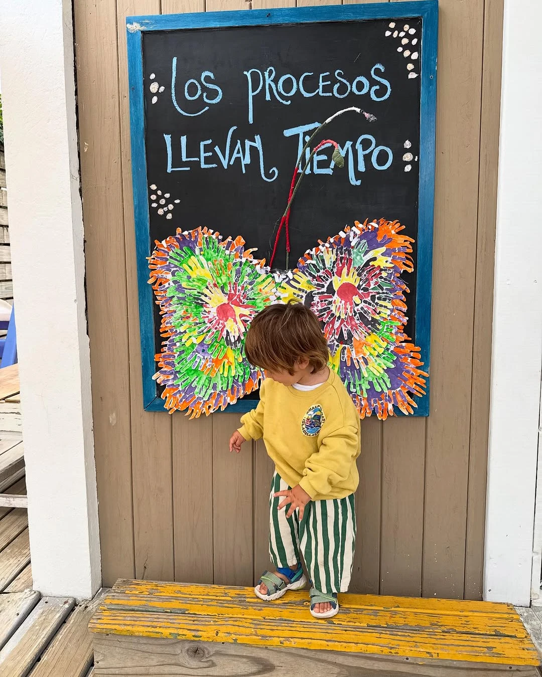 Calu Rivero celebró el fin de clases de su hijo, Tao