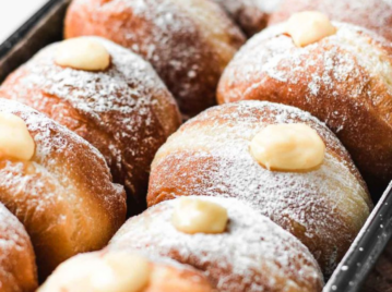 Berlinesas rellenas de crema pastelera: una receta ideal para la hora de la merienda