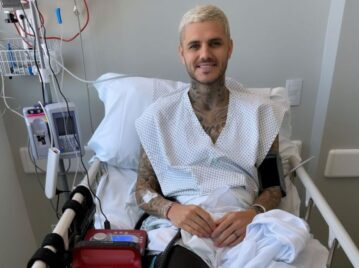 Cómo salió Mauro Icardi de su cirugía de rodilla