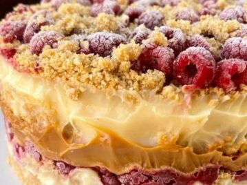 Torta caluga: la receta de Estefi Colombo del postre típico de frambuesa chileno