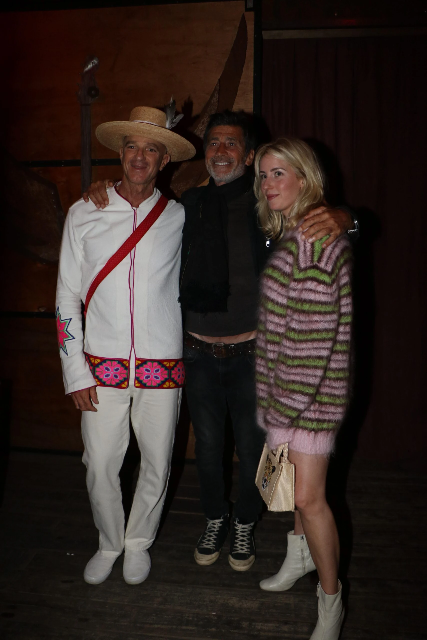 Repetto junto a Alan Faena y su mujer