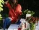 Juliana Awada y su look en color rojo