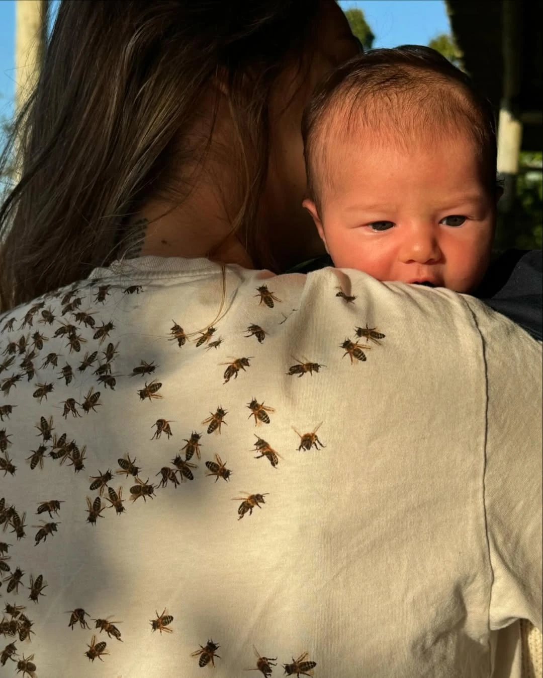 Calu Rivero celebró el fin de clases de su hijo, Tao