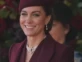 La Princesa de Gales reapareció con un elegante look burgundy y joyas de la reina Isabel II.