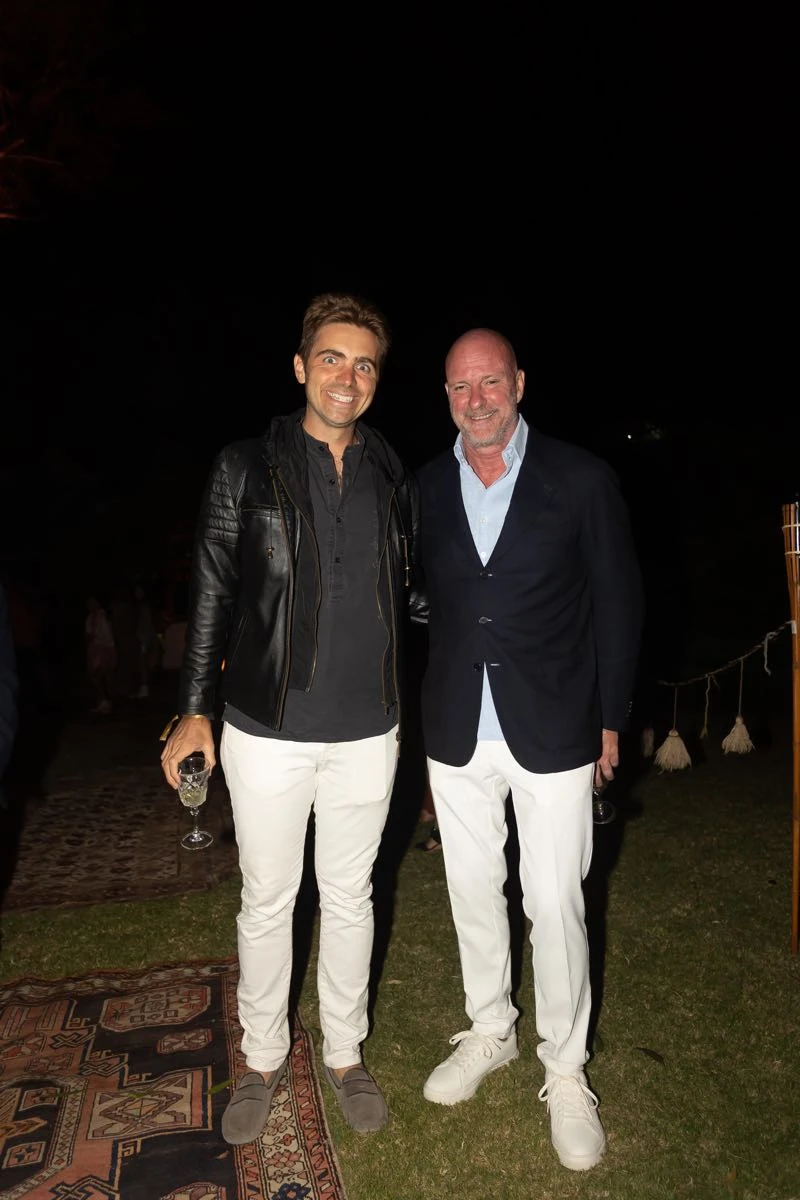 Pierpaolo Barbieri, fundador de Ualá, en la fiesta privada de Giuseppe Cipriani