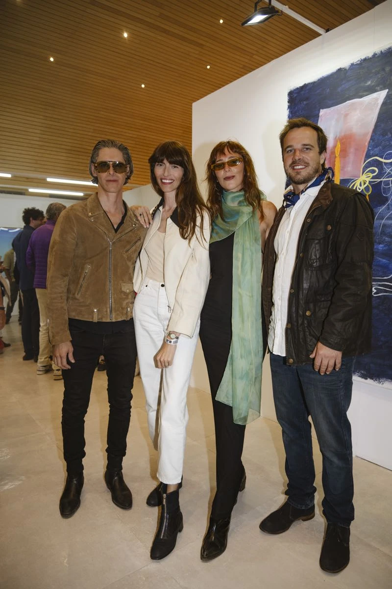 Andrés Cigorraga, Dafne Cejas, Constanza Schwartz y Lucas Menendez en el preview de Este Arte180