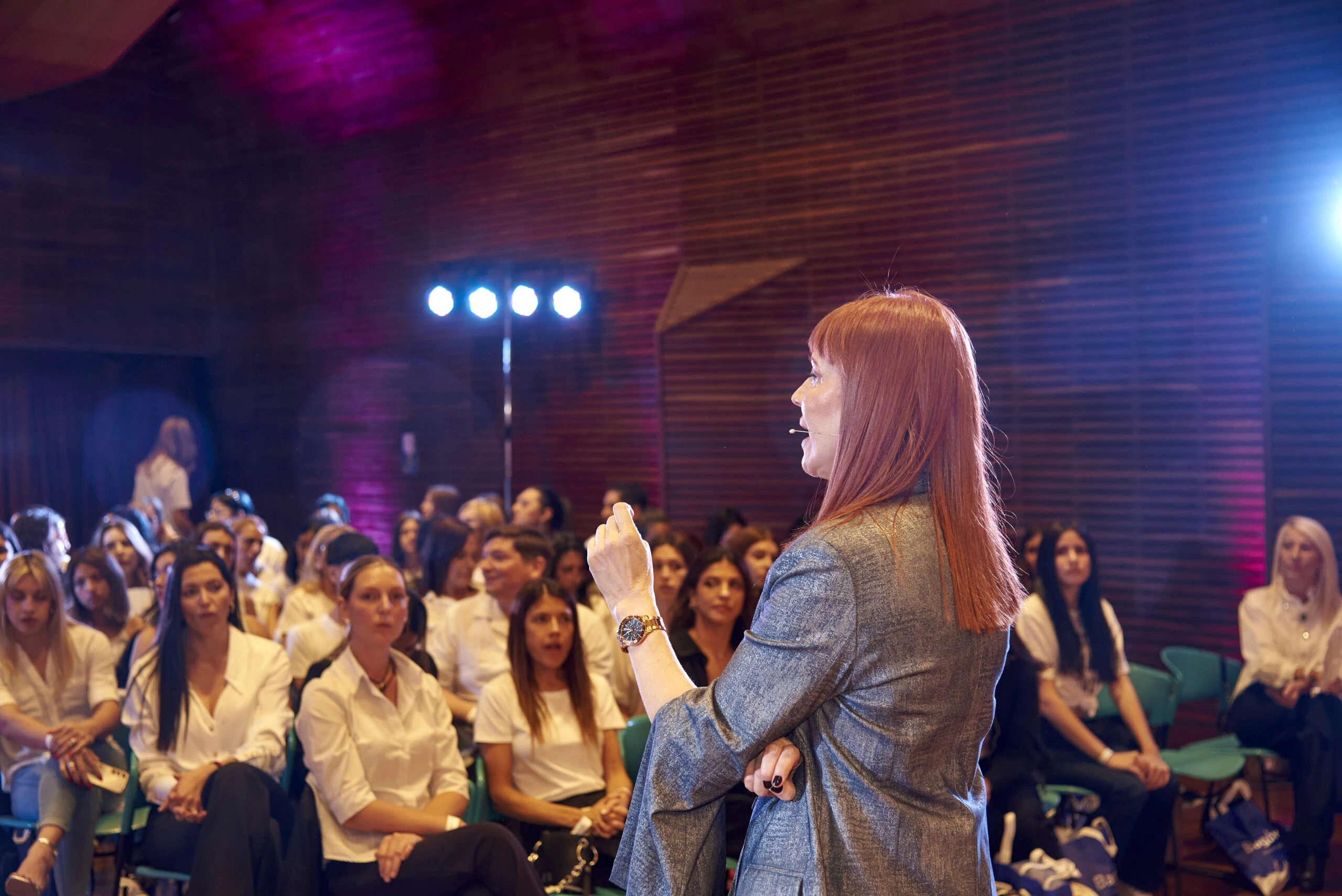 Matilda Blanco presentó Subite a mi pasarela