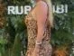 Nicole Neumann llevó un vestido animal print a un evento de Punta del Este