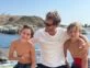 Las fotos de Benjamín Vicuña con sus hijos de vacaciones en Chile