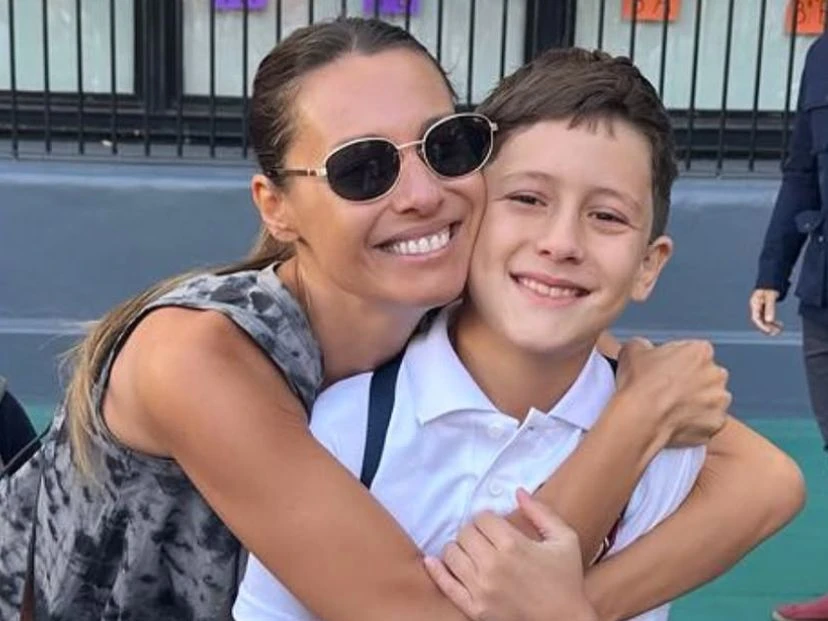 Las fotos del primer día de clases de Benicio Vicuña, el hijo de Pampita y Benjamín Vicuña