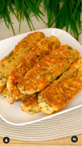 Bastones de zucchini