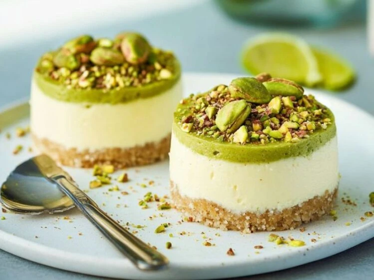 Cheesecake de pistacho al microondas: una receta fácil y deliciosa