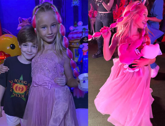 Así fueron los looks de Matilda, la hija de Luciana Salazar, en su fiesta de cumpleaños: llevó dos diseños de princesa de Disney