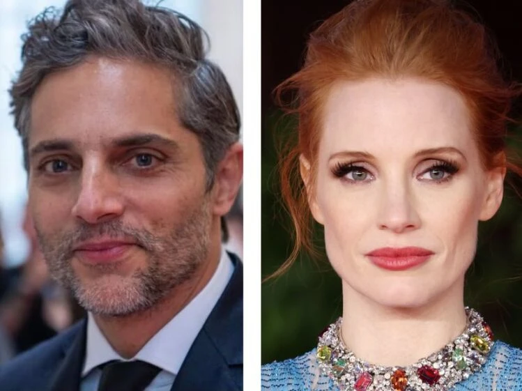 Joaquin Furriel y Jessica Chastain